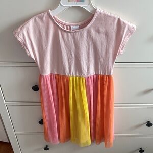 Hanna Anderson Colorful Pleated Dress